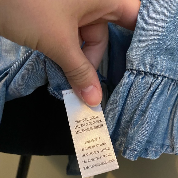 Denim Lace Up Tunic - Billy T - Picture 9 of 15